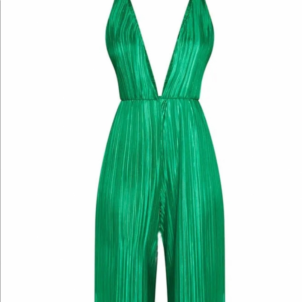 GREEN JUMPSUIT